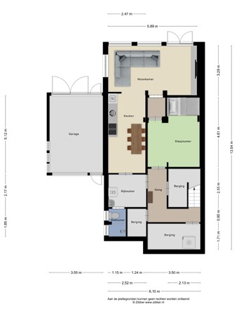 Floorplan - Bruine Engseweg 20, 3911 CK Rhenen