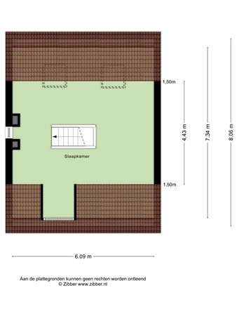 Floorplan - Bergweg 30, 3904 HN Veenendaal