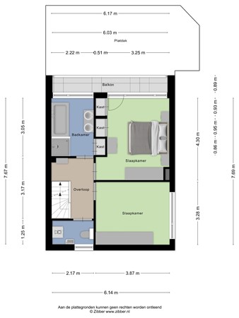 Floorplan - Dillewijnen 2, 3901 KB Veenendaal