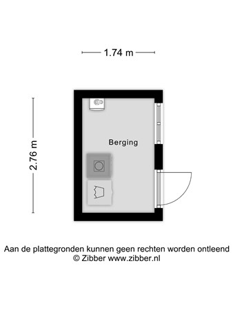 Floorplan - Verbindingsweg 32, 3921 DM Elst