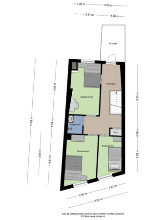 Floorplan - Rijnstraat 9, 3911 KP Rhenen