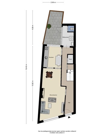Floorplan - Rijnstraat 9, 3911 KP Rhenen