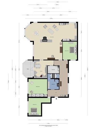 Floorplan - De Korenbeurs 11, 3901 DZ Veenendaal