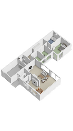 Floorplan - Walenburg 13, 3904 JM Veenendaal
