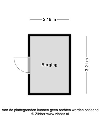 Floorplan - Voorburglaan 52, 6709 TS Wageningen