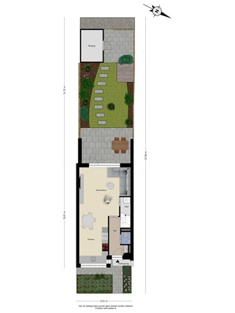 Floorplan - Voorburglaan 52, 6709 TS Wageningen