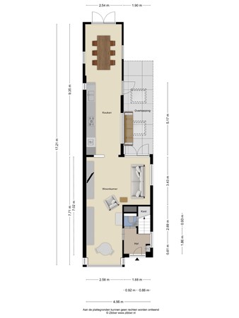 Floorplan - Gerard Doustraat 33, 3904 ZD Veenendaal