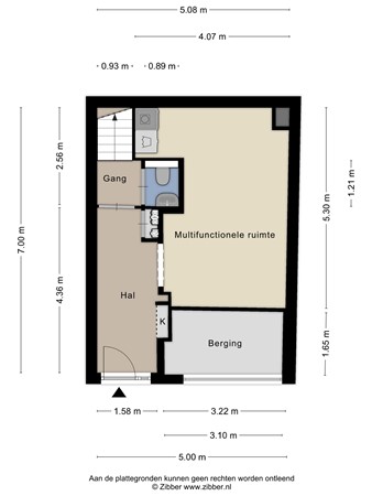 Floorplan - Emily Brontësingel 89, 6836 VH Arnhem
