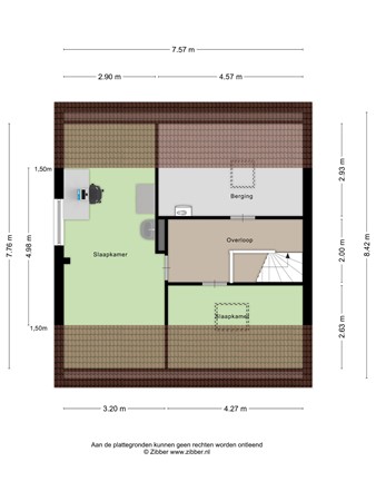 Floorplan - De Deel 17, 3902 CS Veenendaal