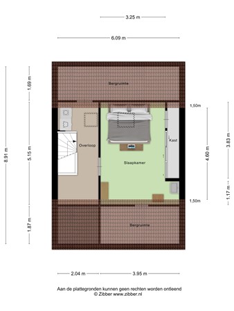 Floorplan - Noorderkroon 68, 3902 VE Veenendaal