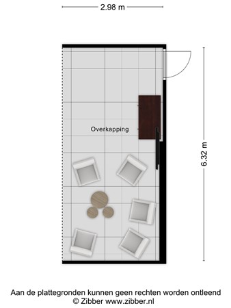 Floorplan - Noorderkroon 68, 3902 VE Veenendaal