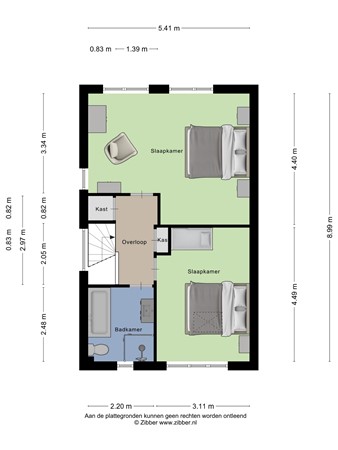 Floorplan - Floralaan 6, 3904 BX Veenendaal