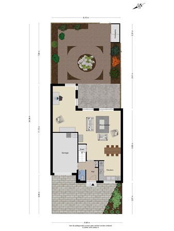 Floorplan - Floralaan 6, 3904 BX Veenendaal