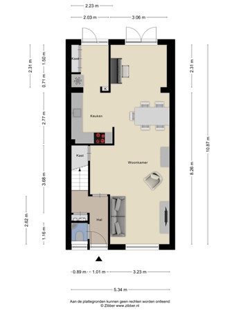 Floorplan - Elzenhof 21, 3927 GK Renswoude