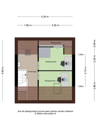 Floorplan - Elzenhof 21, 3927 GK Renswoude