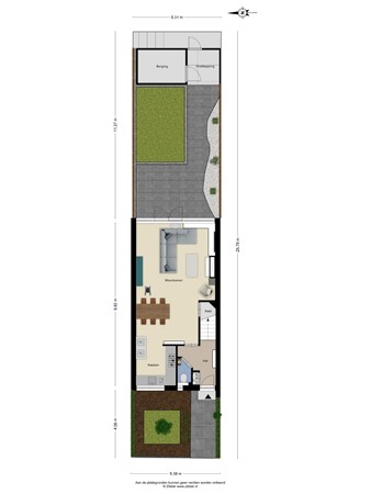 Floorplan - Leo Gestelstraat 29, 6717 RH Ede