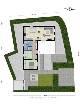 Floorplan - Nieuwe Veenendaalseweg 229-20, 3911 MJ Rhenen