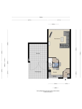 Floorplan - Vijverberg 45, 3911 JR Rhenen