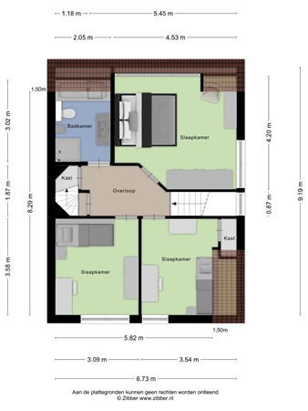 Floorplan - Friesesteeg 2, 3911 VR Rhenen