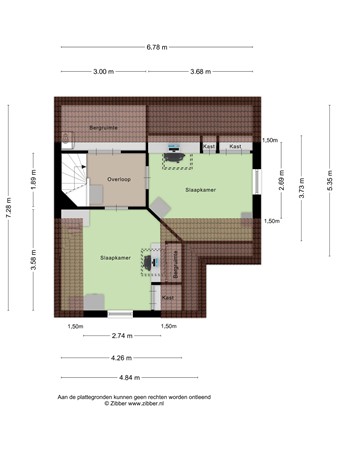 Floorplan - Friesesteeg 2, 3911 VR Rhenen
