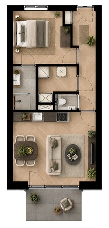 Floorplan - Radboudweg Bouwnummer 2, 3911 BE Rhenen