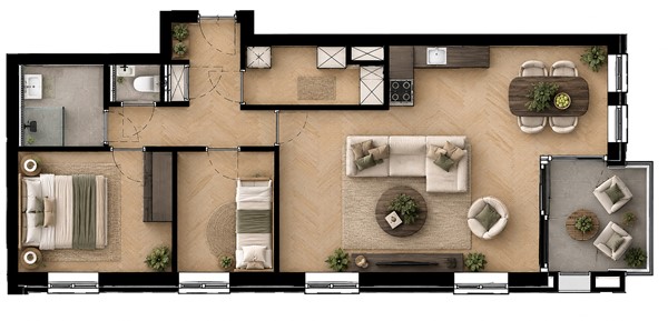 Floorplan - Radboudweg Construction number 13, 3911 BE Rhenen