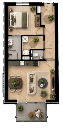 Floorplan - Radboudweg Construction number 16, 3911 BE Rhenen