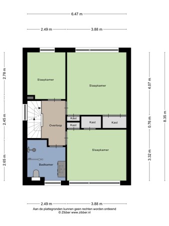 Caustraat 58, 4301 MN Zierikzee - 453096_2D_Eerste_Verdieping_Caustraat_58_Zierikzee_02.jpg