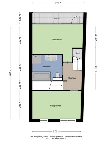 Floorplan - Emily Brontësingel 131, 6836 VH Arnhem