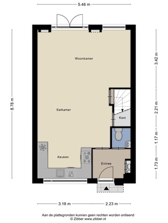 Floorplan - Jura 42, 3524 HN Utrecht