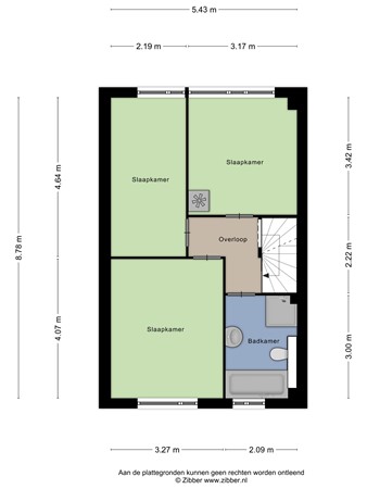 Floorplan - Jura 42, 3524 HN Utrecht