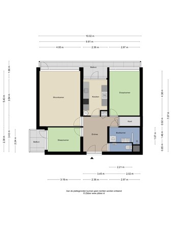 Floorplan - Wildenborglaan 32-2, 6825 GD Arnhem