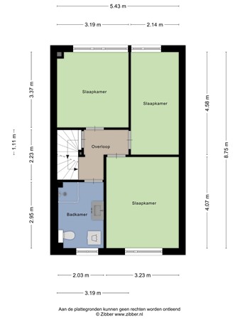 Floorplan - Jura 44, 3524 HN Utrecht