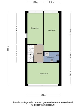 Floorplan - Halve Morgen 85, 6931 XH Westervoort
