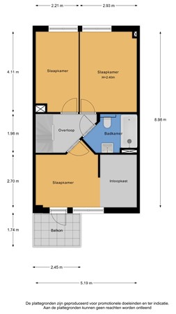 Floorplan - Veeringzoom 34, 1541 SC Koog aan de Zaan