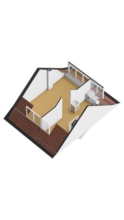 Floorplan - Clusiuslaan 313, 1504 HA Zaandam