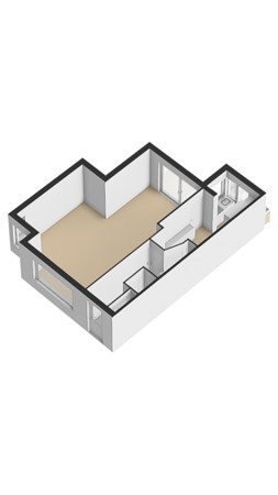 Floorplan - Clusiuslaan 313, 1504 HA Zaandam