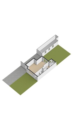 Floorplan - Clusiuslaan 313, 1504 HA Zaandam