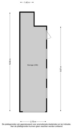 Floorplan - Clusiuslaan 313, 1504 HA Zaandam