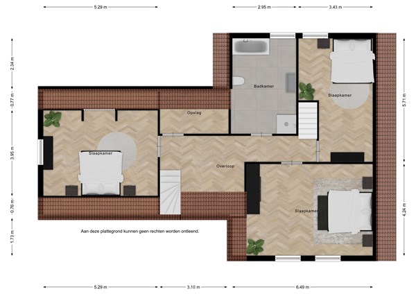 Floorplan - Watervlietseweg 38, 4515 SB IJzendijke