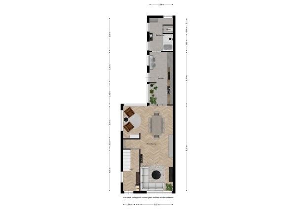 Floorplan - Tuimelsteenstraat 14, 4527 CP Aardenburg