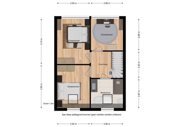 Floorplan - Ooststraat 10, 4507 AN Schoondijke