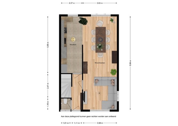 Floorplan - Burgemeester van Zuijenstraat 47, 4511 GK Breskens