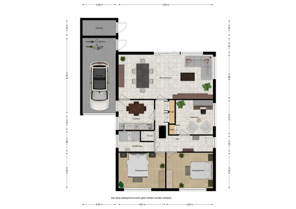 Floorplan - Burgemeester J.C. Everaarslaan 27, 4503 AA Groede