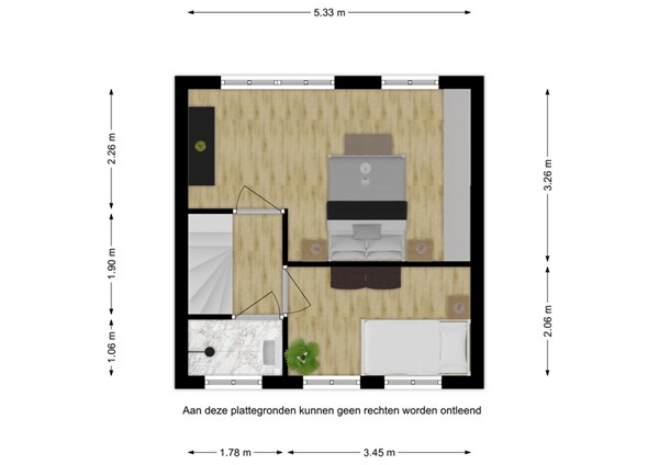 Floorplan - Burgemeester H.A. Callenfelsstraat 62, 4501 CC Oostburg