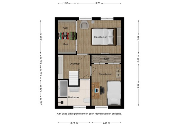 Floorplan - Pyramide 13, 4515 SL IJzendijke