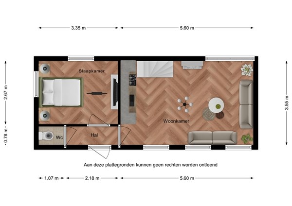 Floorplan - Annaweg 4, 4522 PR Biervliet