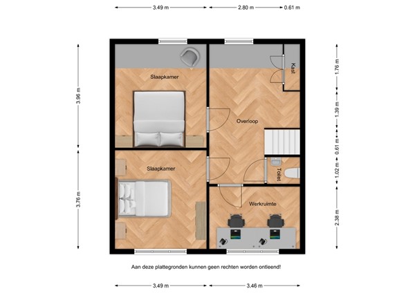 Floorplan - Dorpsplein 29, 4507 BH Schoondijke