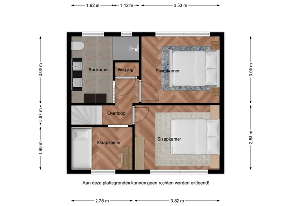 Floorplan - Prinses Beatrixstraat 58, 4507 AL Schoondijke