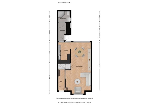Floorplan - Vogelenzang 23, 4511 EL Breskens